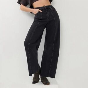 Wranglers Womens cowboy barrel black jeans